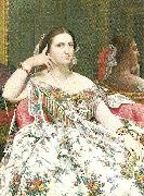 mme moitessier Jean-Auguste Dominique Ingres